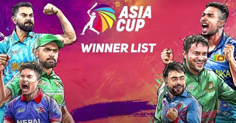 asia cup stats|who won asia cup 2023.